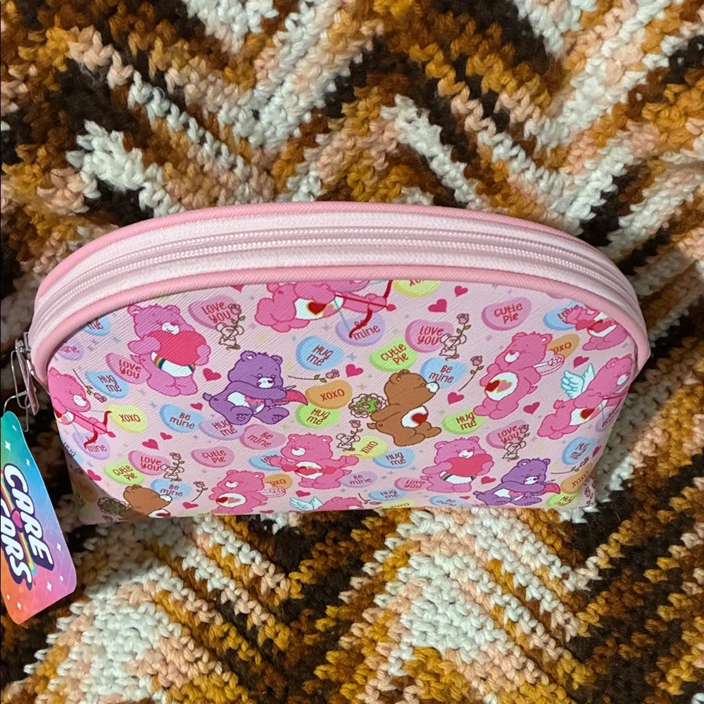 Care Bears Pink and Purple Kids Accessory Bag